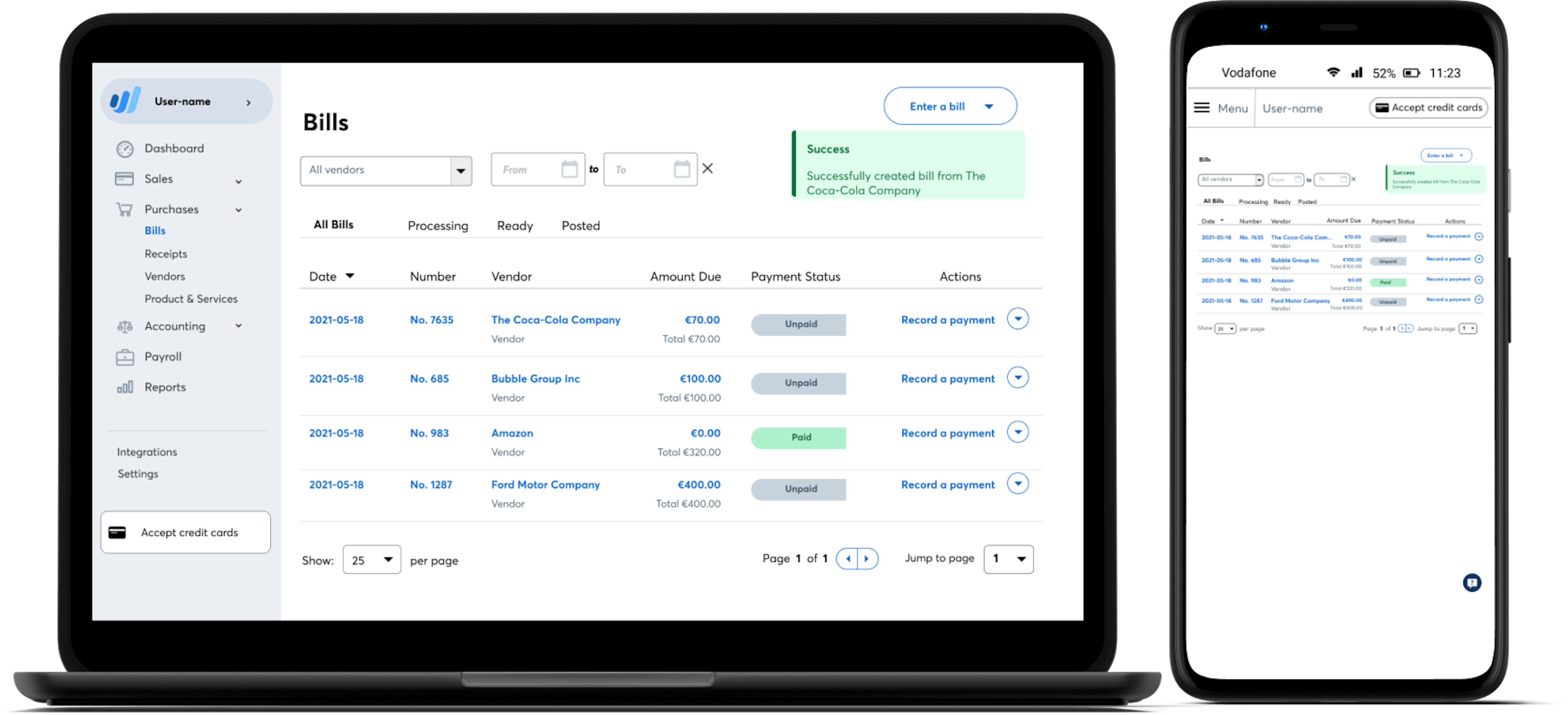 Wave Accounting's Bill Upload Feature - An Unsolicited Design