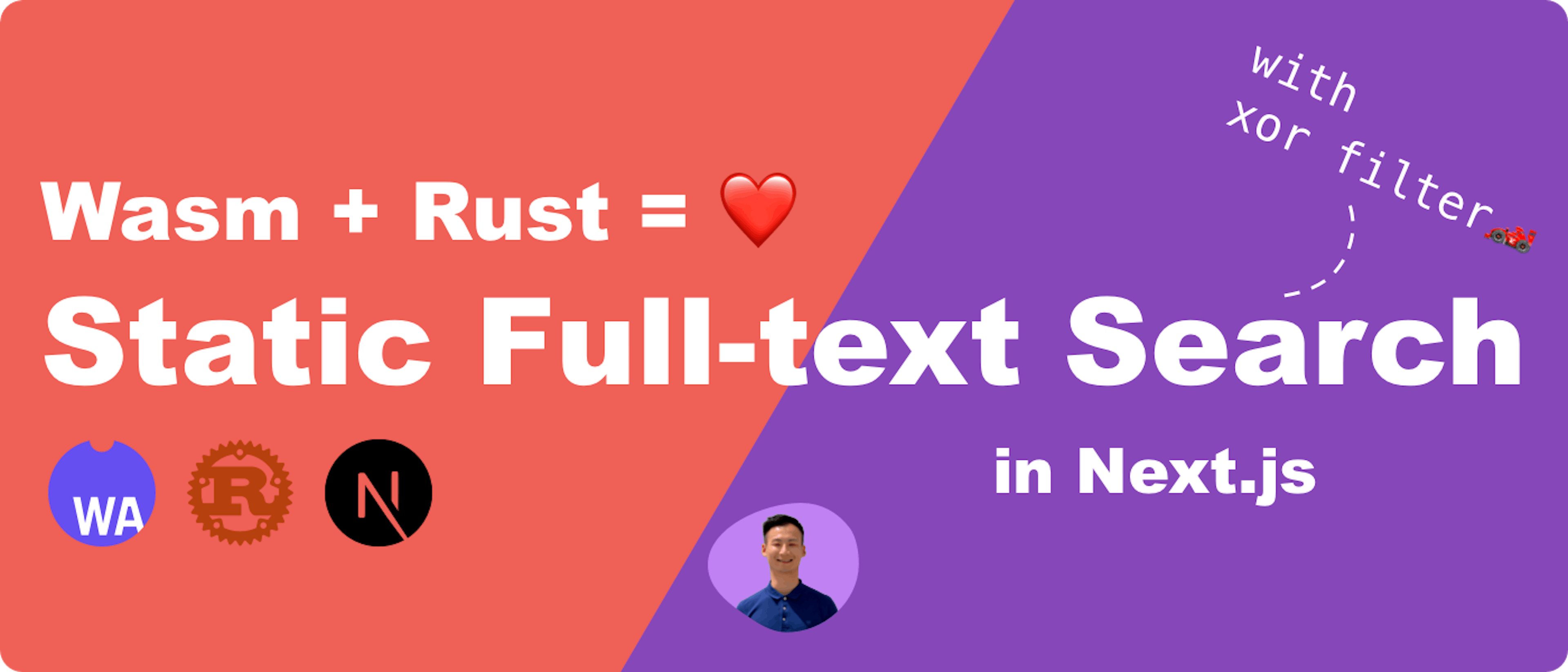 Static Full-Text Search in Next.js with WebAssembly, Rust, and Xor Filters